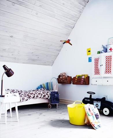 Habitaciones infantiles decoradas en blanco