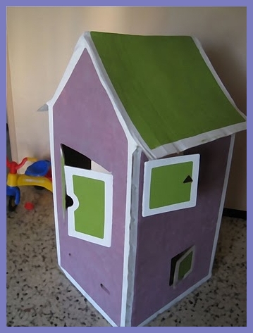 Diy: Como hacer una casita infantil de cartón con una caja