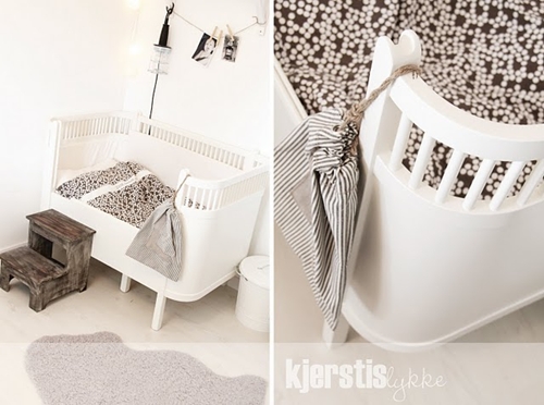 Dormitorio para bebé estilo nórdico