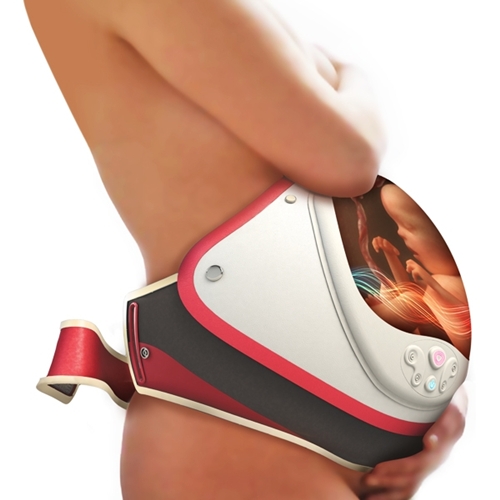 Cinturón-ecógrafo casero para ver a tu bebé