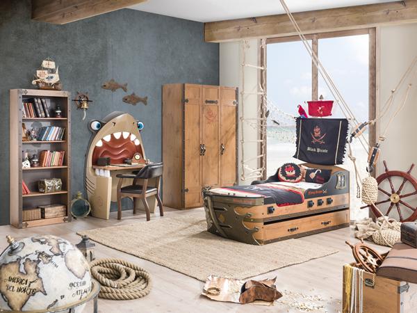 Cilek, dormitorios infantiles temáticos – Habitación pirata.