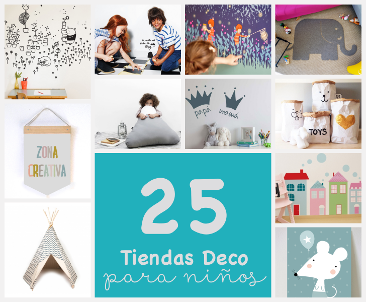 24 encantadoras tiendas online de decoración para niños