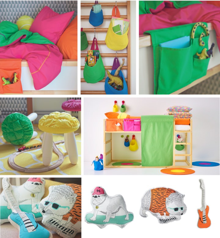 7 ideas para decorar los Dormitorios infantiles con mucho color