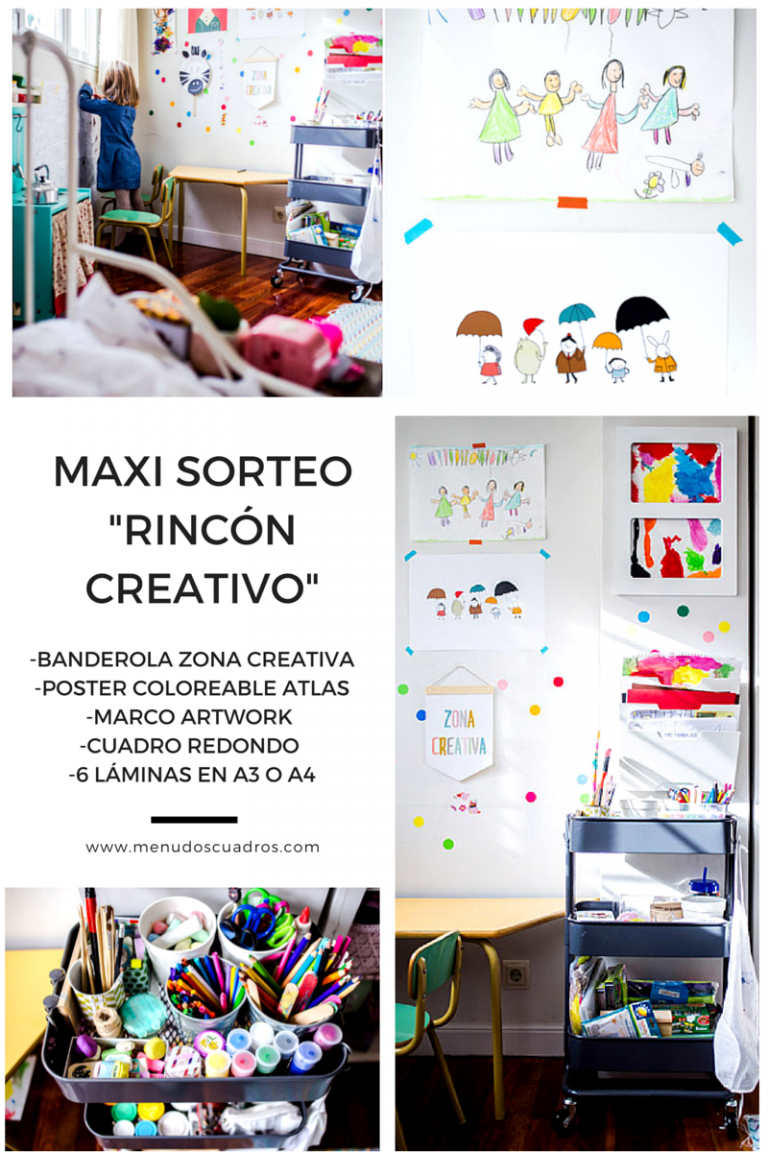 Maxi Sorteo «Rincón Creativo» en Menudos Cuadros