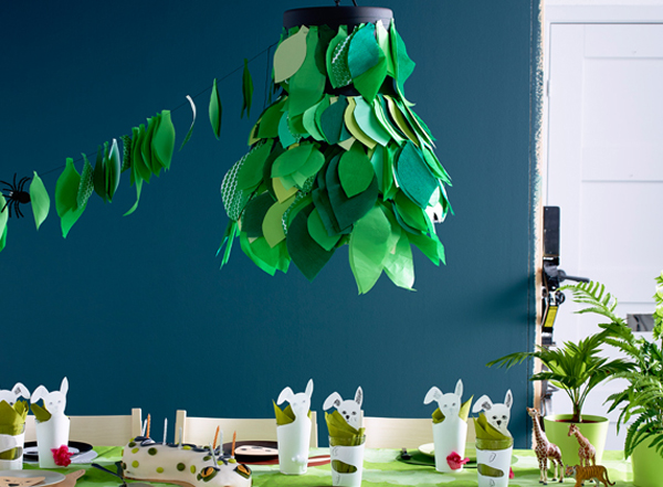DIY de Ikea para una fiesta infantil ¡en la selva!
