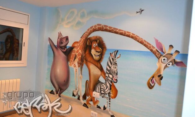Murales infantiles pintados a mano: arte que transforma espacios para la infancia
