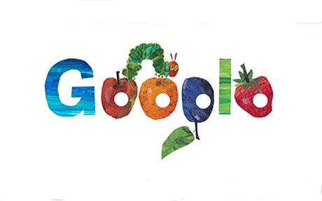 “La pequeña oruga glotona” en Google