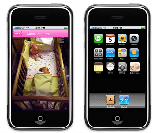 Vigila bebés para el iphone