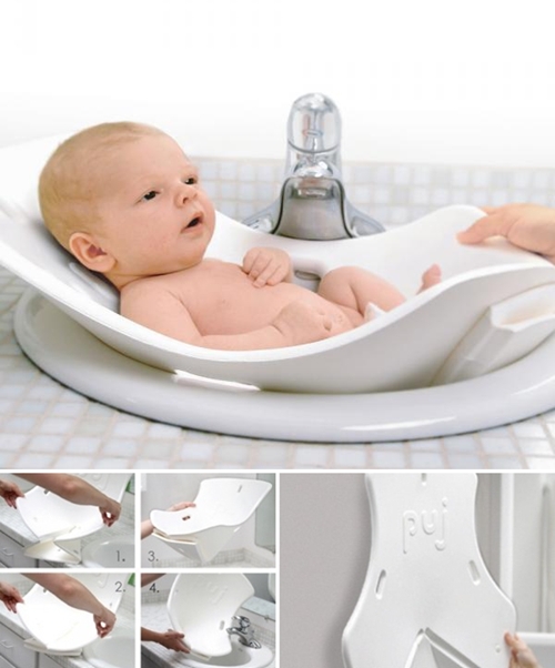 Bañera para bebés plegable