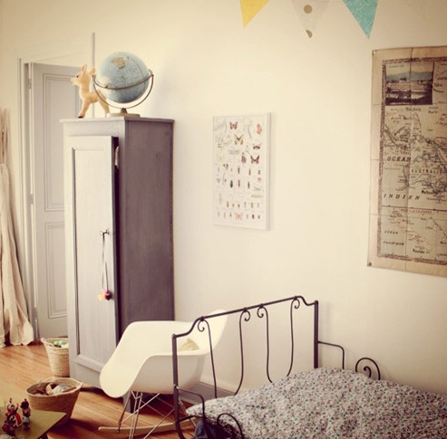 Dormitorio Infantil vintage y moderno