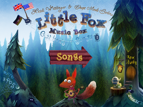 Aplicación infantil para el iPhone y el iPad: Little Fox Music Box