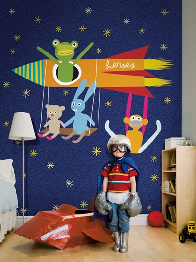 Murales infantiles y papeles pintados de Coordonne