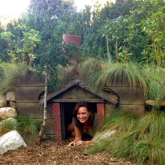 Una casita de hobbits en tu jardín