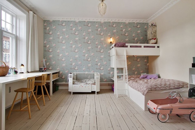 10 Habitaciones infantiles con Papel Pintado