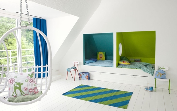 Pinceladas de color en el dormitorio infantil
