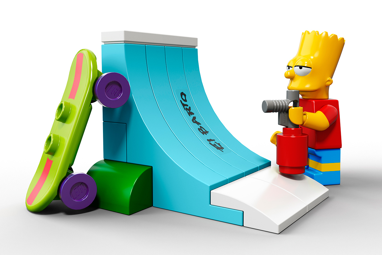 Llega la familia Simpsons en versión Lego.