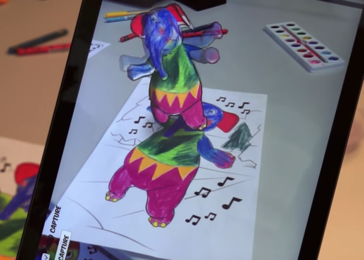 App para convertir los dibujos de los niños en realidad aumentada ¡increíble!