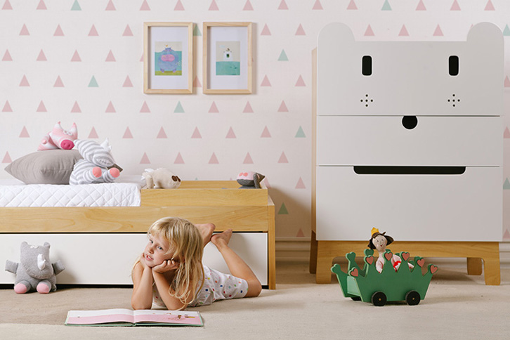 Muebles de diseño para niños con toques divertidos