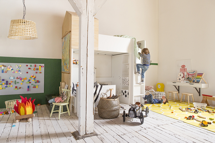 Inspiración Ikea: Increíble Habitación infantil compartida