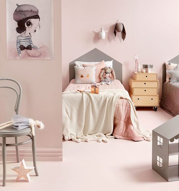 Cómo decorar habitaciones infantiles en color rosa- 6 ideas