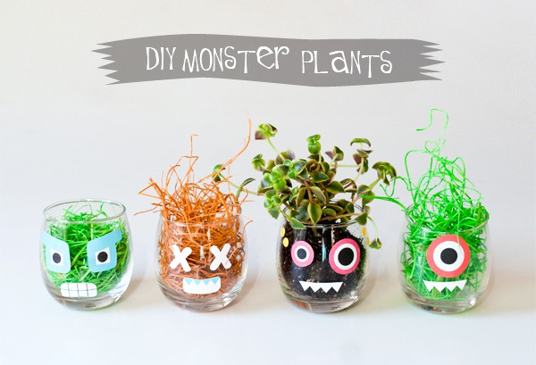 Diy de Halloween: monstruosas plantas