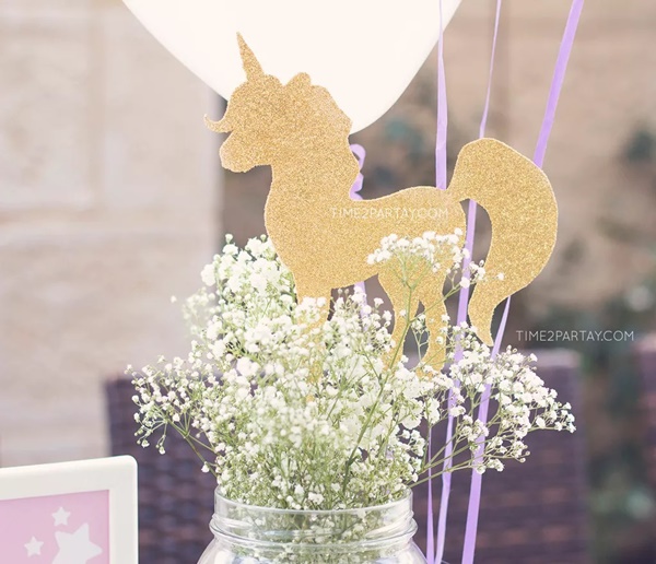 Ideas Cumpleaños Unicornio - Como hacer una decoración para fiesta temática