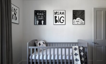 Habitaciones del bebé en gris
