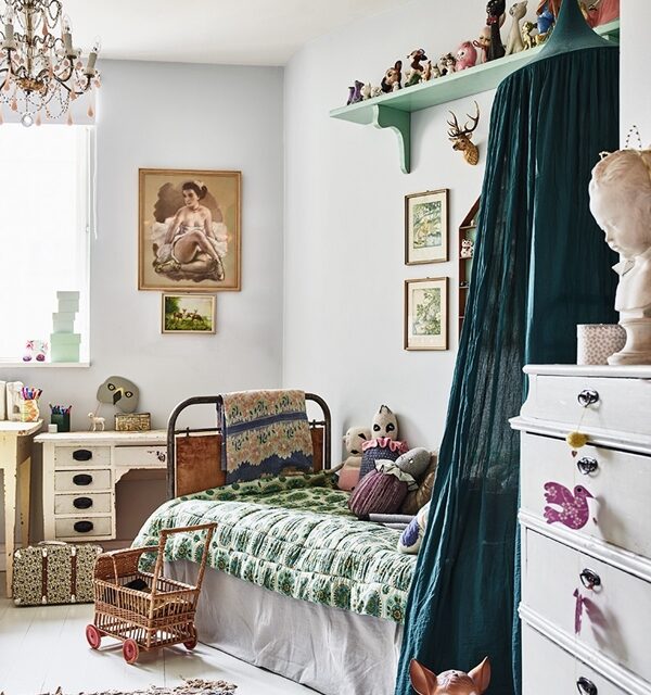 Dormitorios vintage para niños o bebés