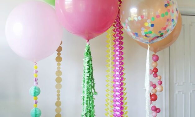 Decorar con globos diferentes una fiesta infantil